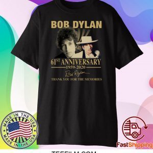 Bob Dylan 61st Anniversary Shirt