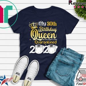 Born in 1950 My 70th Birthday Queen The One Where I was Quarantined Birthday 2020 T-Shirt