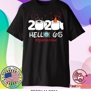 Born in 1955 Birthday Gift Idea 2020 Hello 65 Toilet Paper Birthday Cake Quarantined Social Distancing Classic T Shirt