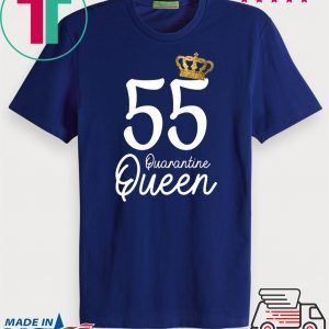 Born in 1965 My 55th Birthday Quarantine Queen Social Distancing Birthday 2020 T-Shirt