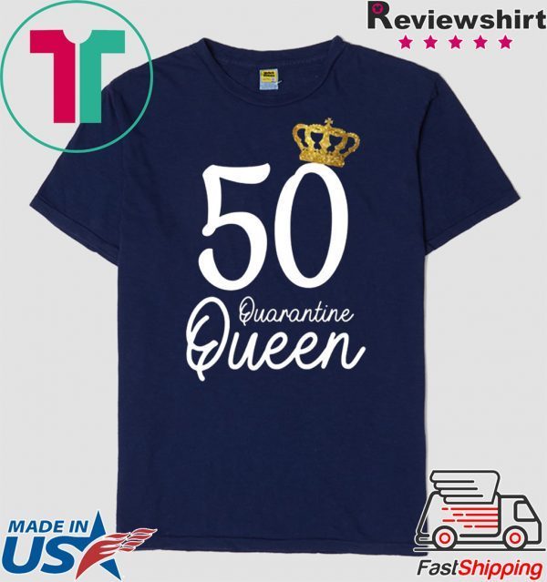 Born in 1970 My 50th Birthday Quarantine Queen Social Distancing Birthday 2020 T-Shirt