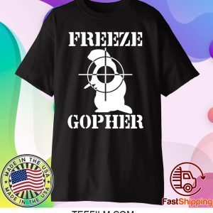 Caddyshack Freeze Gopher Shirt