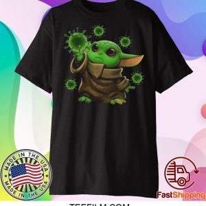 Coronavirus Merch Baby Yoda shirt