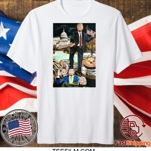 Donald Trump Drain The Swamp American Flag Veteran Shirt