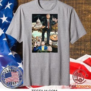 Donald Trump Drain The Swamp American Flag Veteran Shirt