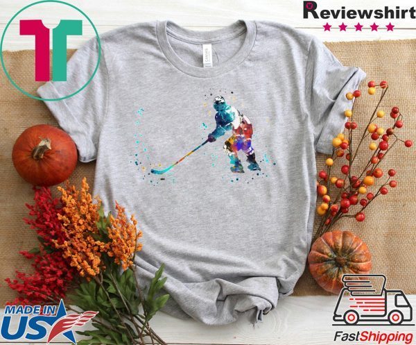 Hockey player, watercolor Hockey player T-Shirt