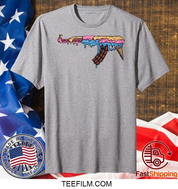 Ice Cream Gun Tee in black T-Shirt