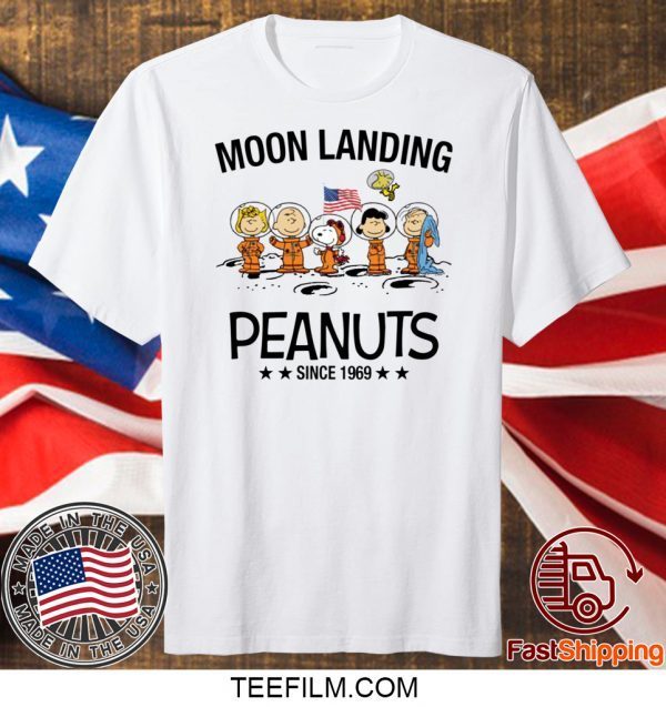 Moon landing Peanuts since 1969 shirt