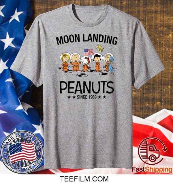 Moon landing Peanuts since 1969 shirt