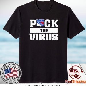 OFFICIAL NEW YORK RANGERS PUCK THE VIRUS TSHIRT