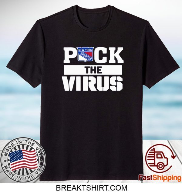 OFFICIAL NEW YORK RANGERS PUCK THE VIRUS TSHIRT