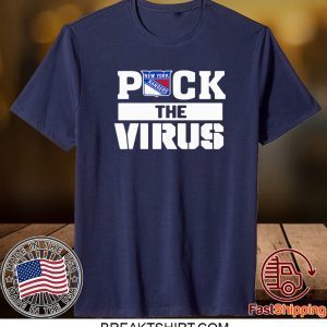 OFFICIAL NEW YORK RANGERS PUCK THE VIRUS TSHIRT