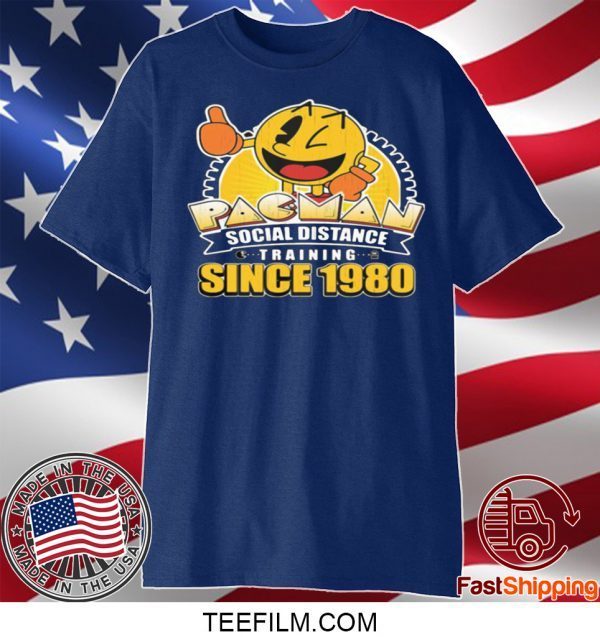 PACMAN SOCIAL DISTANCE TRAINING SINCE 1980 T-SHIRT