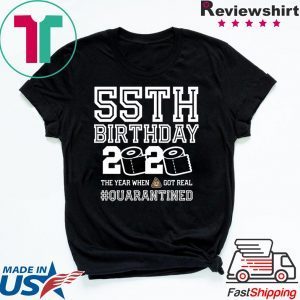 Quarantine Shirt, The One Where I Was Quarantined 2020 , 55th Birthday T-Shirt