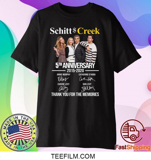 Schitt’s Creek 2015 – 2020 Signature Shirt