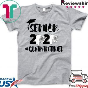 Seniors 2020 Funny Toilet Paper Quarantined Graduation Day Class of 2020 T-Shirt