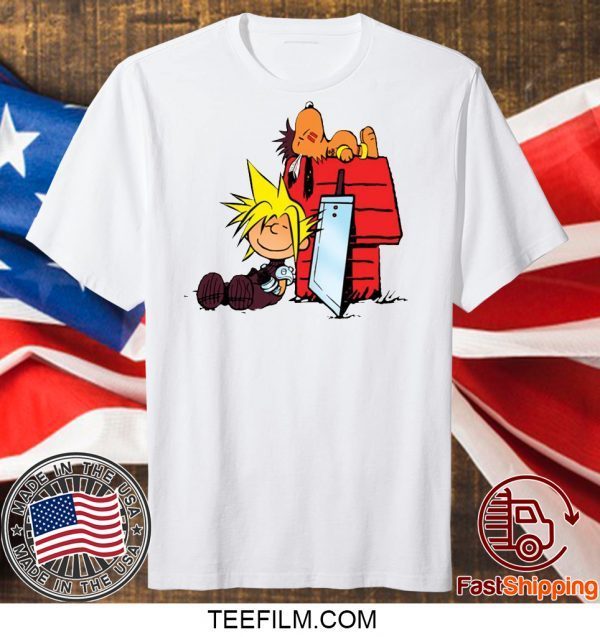 Snoopy and Charlie Brown Final Fantasy shirt