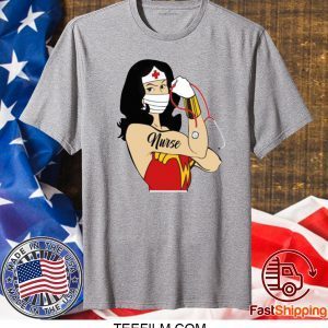 Strong Wonder Woman Nurse COVID-19 T-SHIRT