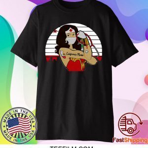 Strong Wonder Woman Tattoo Nurse Vintage Shirt