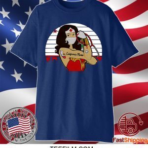 Strong Wonder Woman Tattoo Nurse Vintage Shirt