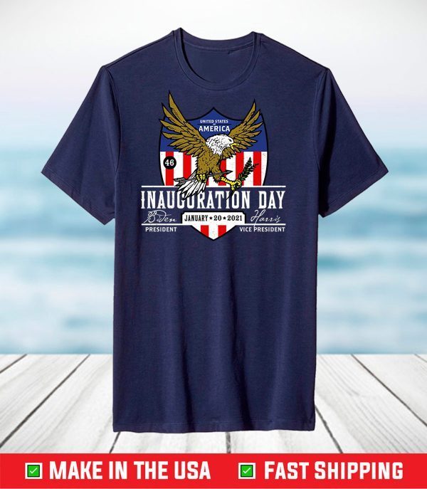 2021 Biden Harris Inauguration Day POTUS 46 Pro America USA T-Shirt