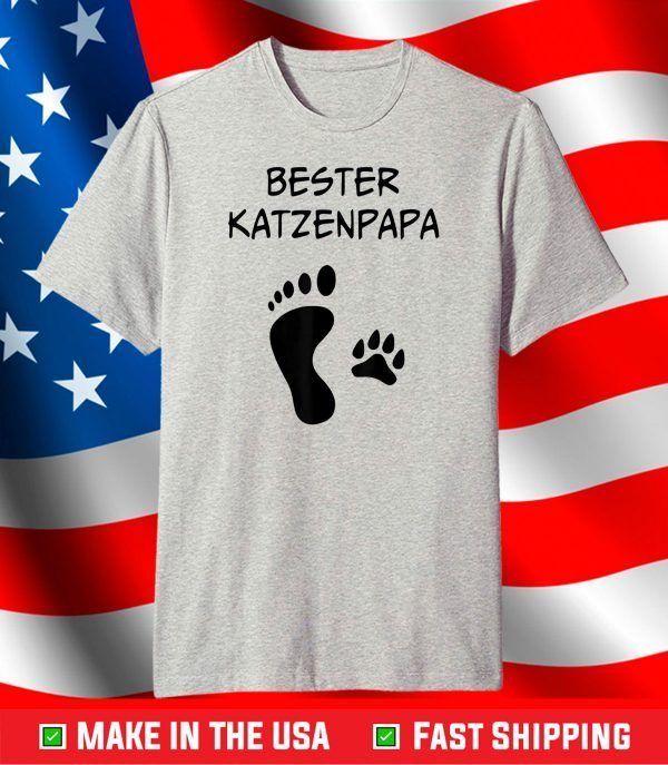 Bester Katzenpapa, Best cat dad gift fathers T-Shirt