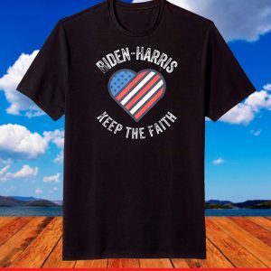 Biden Harris Keep The Faith Democrats President Inauguration T-Shirt