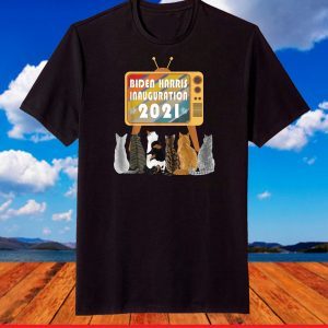 Biden Harris Presidential Inauguration 2021 Cats Celebration T-Shirt