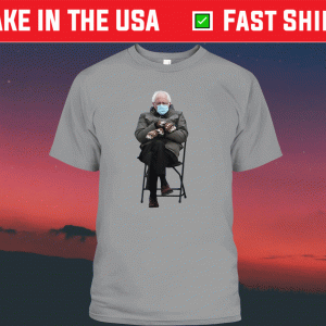 Funny Bernie Sanders Mittens Sitting Inauguration Meme Shirt