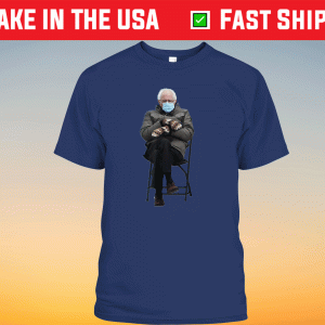 Funny Bernie Sanders Mittens Sitting Inauguration Meme Shirt