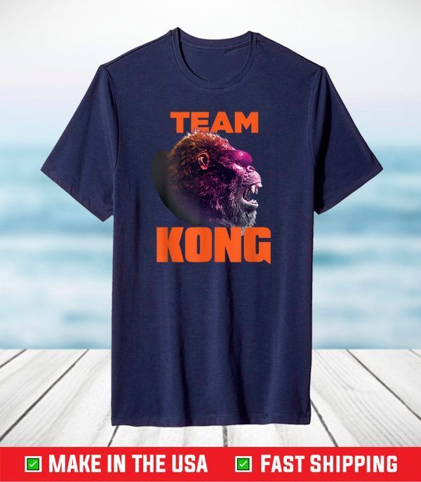 Godzilla vs Kong - Official Team Kong Neon T-Shirt