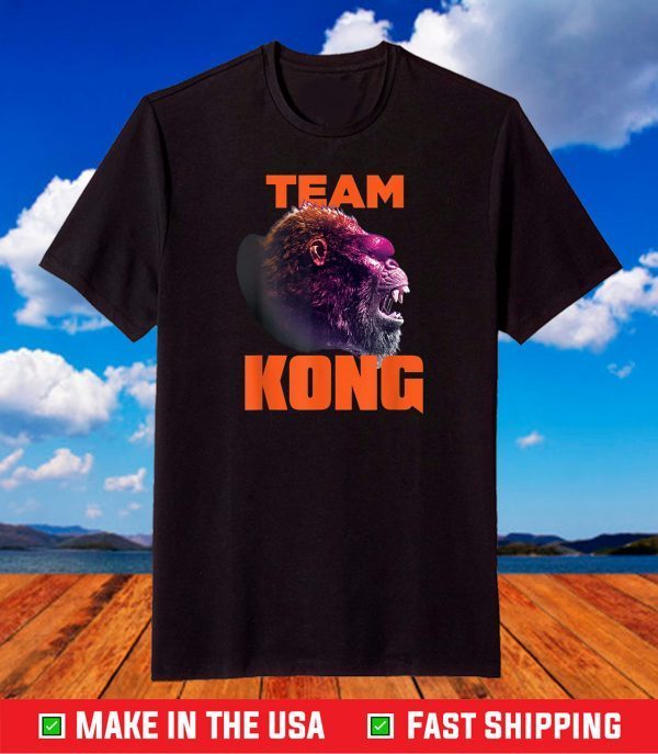 Godzilla vs Kong - Official Team Kong Neon T-Shirt