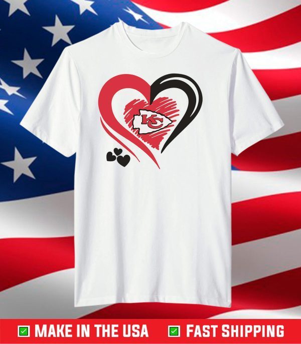 Heart Kansas City Chiefs, Kansas City Chiefs Football Team T-Shirt