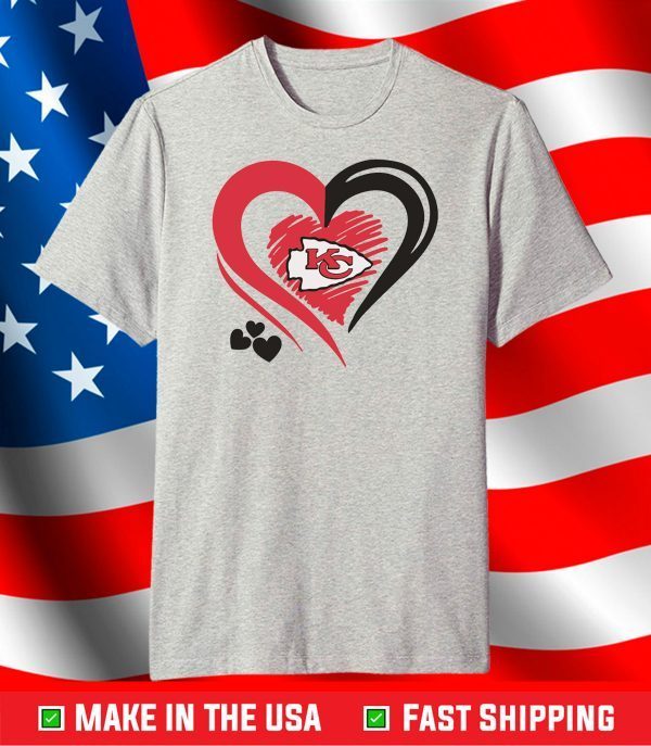 Heart Kansas City Chiefs, Kansas City Chiefs Football Team T-Shirt