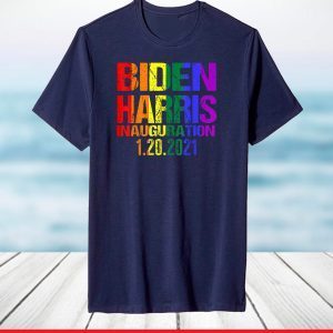 Inauguration Day 2021 Joe Biden Kamala Harris LGBT Pride T-Shirt