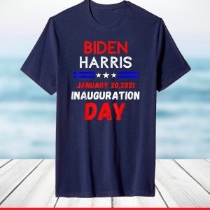 Inauguration Day Date 46th President Joe Biden 2021 Harris T-Shirt