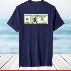 Joe Biden on a 100 dollars bill biden harris 2020 T-Shirt