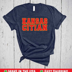 Kansas Citian Red & Black KC Modern & Stylish Kc T-Shirt