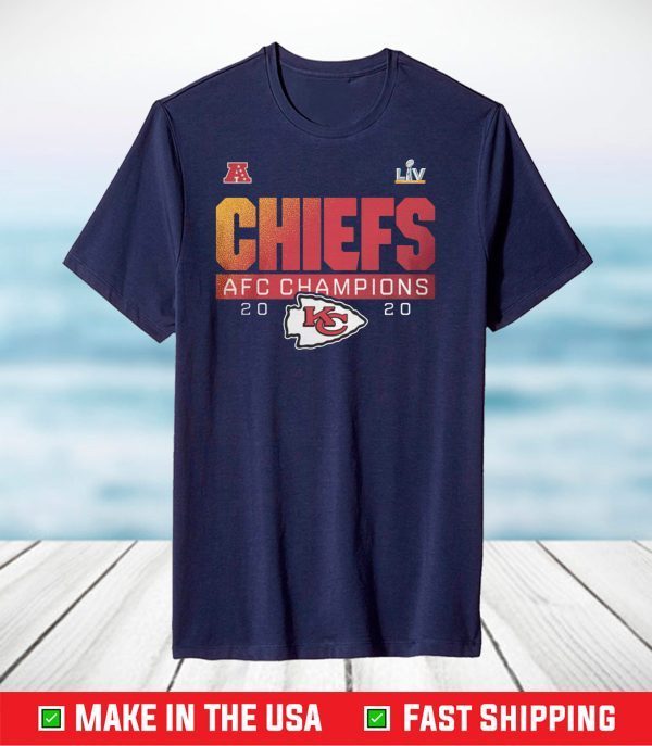 Kansas City Chiefs 2020 AFC Champions Scramble T-Shirt