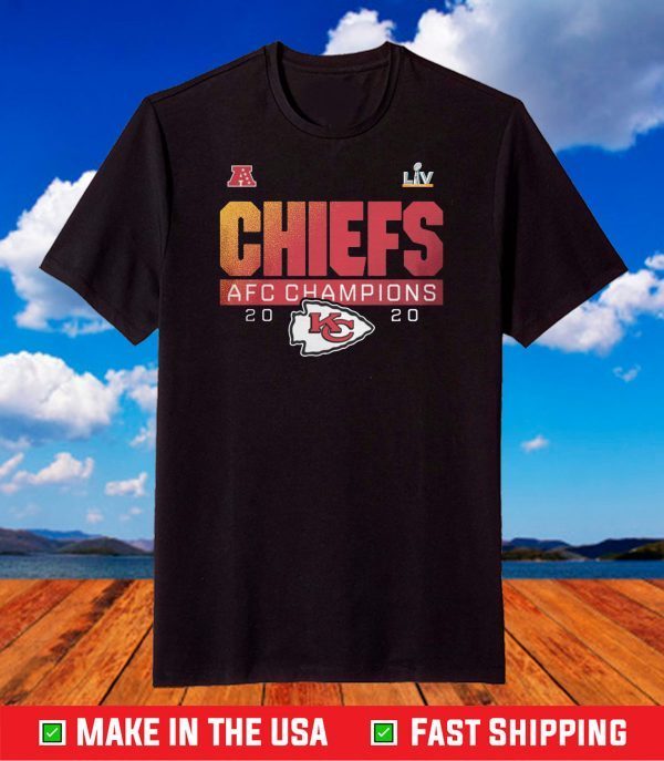 Kansas City Chiefs 2020 AFC Champions Scramble T-Shirt