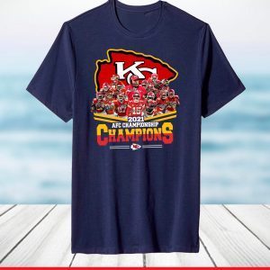 Kansas City Chiefs AFC Championship 2021 Champions T-Shirt