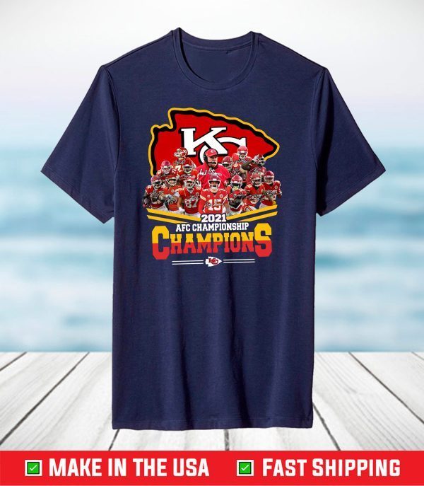 Kansas City Chiefs AFC Championship 2021 Champions T-Shirt