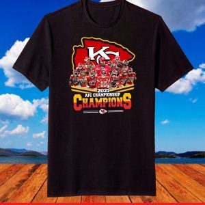 Kansas City Chiefs AFC Championship 2021 Champions T-Shirt