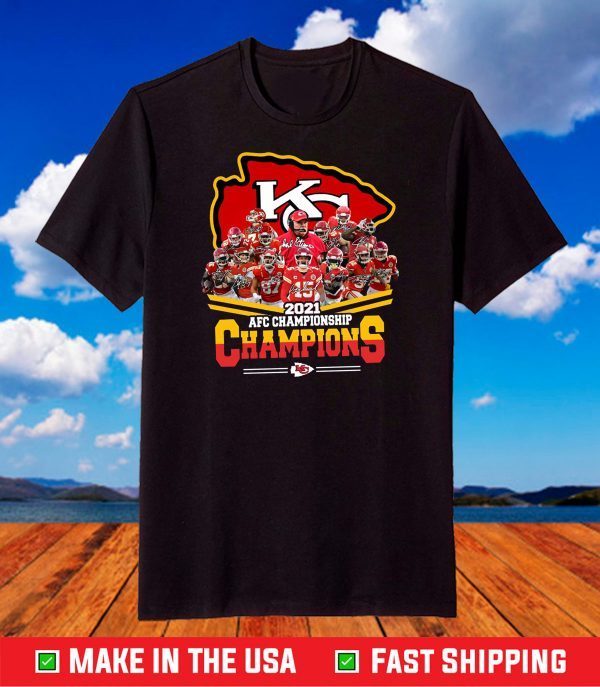 Kansas City Chiefs AFC Championship 2021 Champions T-Shirt