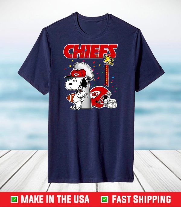 Snoopy Kansas City Chiefs Tshirt, Champions Kansas City Chiefs Shirt
