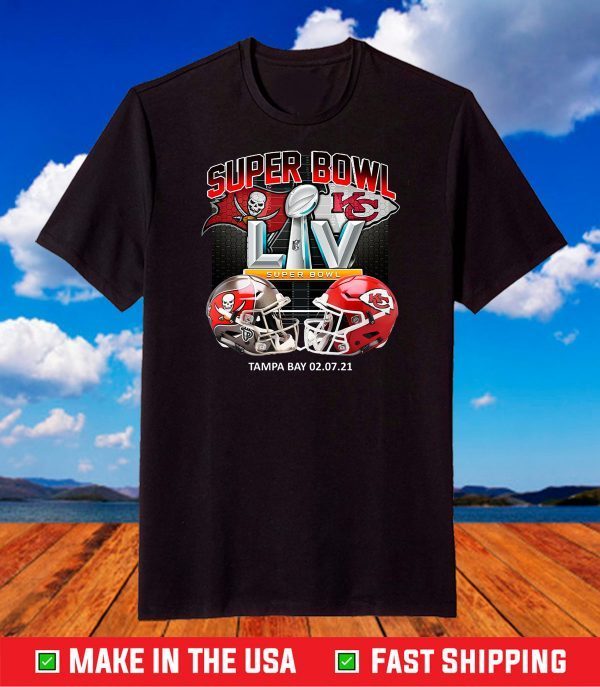 Super Bowl 2021 T-Shirt Tampa Bay Buccaneers vs Kansas City Chiefs T-Shirt