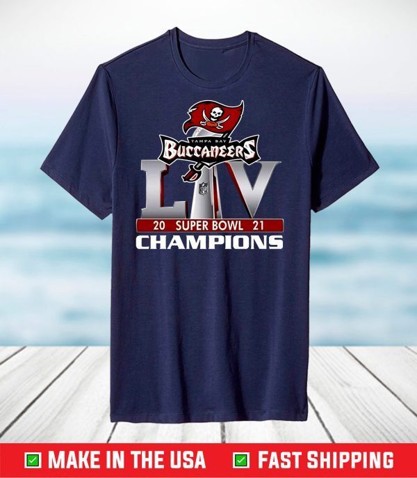 Super Bowl LV Tampa Bay Buccaneers Champions T-Shirt