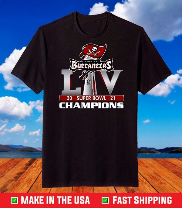 Super Bowl LV Tampa Bay Buccaneers Champions T-Shirt