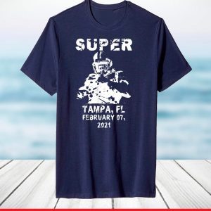 Super big game arrow feb.7,2021 football Tampa bowl play T-Shirt