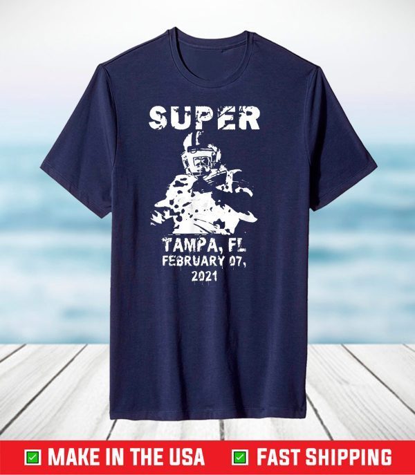 Super big game arrow feb.7,2021 football Tampa bowl play T-Shirt